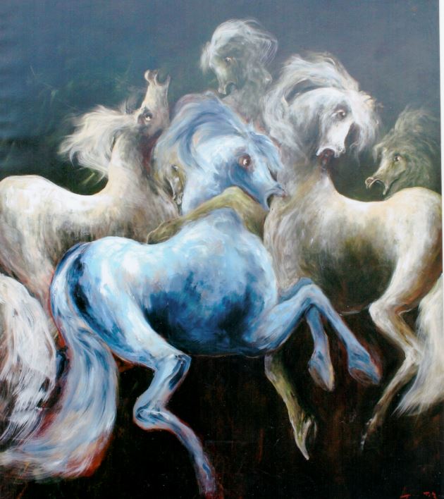 giostra-di-cavalli-olio-su-tela-180x163-anno-2009Galleria Studio CiCo