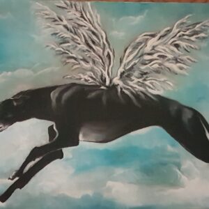 Daniela-Veronese-LA-TETE-DANS-LE-NUAGES-Olio-su-tela105x60--300x300Space One Seconda Edizione