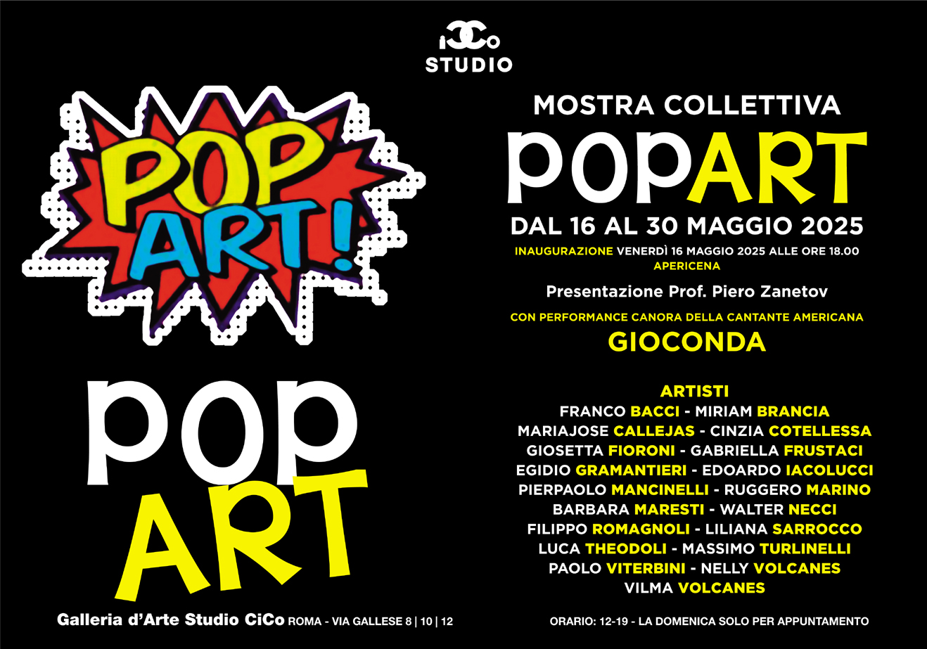Galleria Studio CiCo INVITO-ORIZZONTALE_pop-artGalleria Studio CiCo